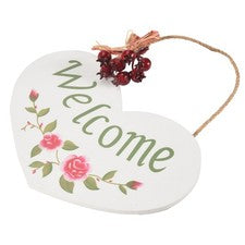 1X(Placa Colgante Puerta Patrón Bienvenida Hogar Decoración Pared Hecho a Mano Madera9963