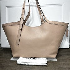 Bolso de Mano Coach Gramercy en Cuero Crema Grano Natural CAM00 NUEVO CON ETIQUETAS