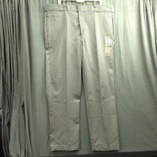 Pantalones Dickies Para Hombre 874 Calce Clásico Gris Uniforme de Trabajo Pierna Recta 44x32 Nuevos con Etiquetas