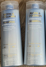 2x Champú de Biotina y Colágeno GIOVANNI - Champú Fortalecedor, Vegano, Cruelty-Fr