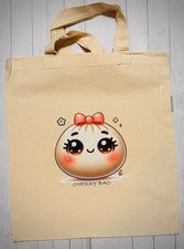 Bolso de Mano Cherry Bao Prensado a Mano Lona Nuevo Nunca Usado