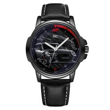 Orologio da Polso con Auto Sportiva Audi RS6 Sport Performance Carbon Look RS