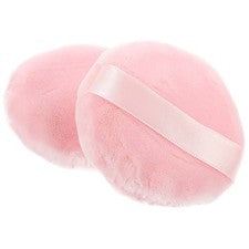 2 Piezas Maquillaje Polvo Puff Esponja Suave Base Facial Maquillaje Belleza Herramientas