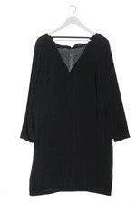 Vestido casual mujer ICHI manga larga cuello en V negro talla 40