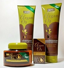 Set de regalo hidratante para el cuidado del cabello con aceite de argán-champú, acondicionador, mascarilla y tratamient