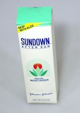 Crema hidratante facial con aloe Johnson & Johnson J&J Sundown After Sun de colección