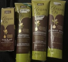PAQUETE de champú, acondicionador, crema, manos y uñas XPEL para el cuidado del cabello/cuerpo NUEVO