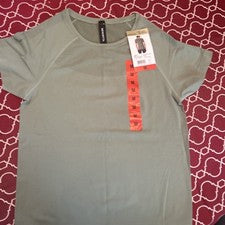 Camiseta Mondetta para mujer manga corta ajustada activa sin costuras - mediana - 7s6
