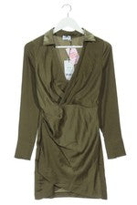 Vestido casual mujer Claire Rose x NA-KD manga larga oliva talla 32