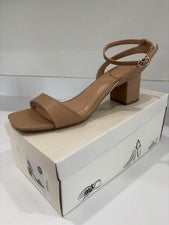 Zapatos de tacón de bloque tostado para mujer Sandalias Espuma con memoria Un nuevo día TALLA 11 NUEVO