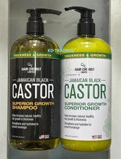 2-Pk~ HAIR CHEMIST Ltd CHAMAICAN BLACK RICINO CHAMPÚ ACONDICIONADOR CRECIMIENTO SUPERIOR