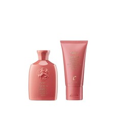 Oribe Acondicionador Rubio Brillante para Hermoso Color 1.7oz y Champú 2.5oz Kit