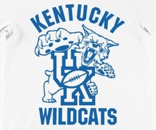 Reino Unido Kentucky Wildcats Camiseta Estilo Vintage 1994 Lengua Logo Camisa