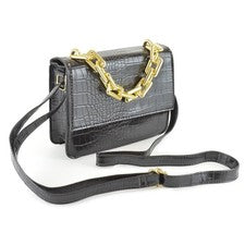 Mujer Elegante Poliuretano Croc Bolso Cruzado Ligero de Moda Hombro para