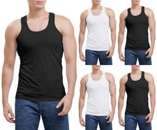 CHALECO PARA HOMBRES 100% ALGODÓN GIMNASIO ENTRENAMIENTO CAMISETA SIN MANGAS VERANO GIMNASIO VERANO