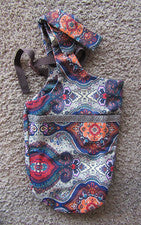 NUEVO EN CAJA Bolso Estera de Yoga Informal Moda Lona Yoga Bolso Mochila con Cremallera Grande Paquete