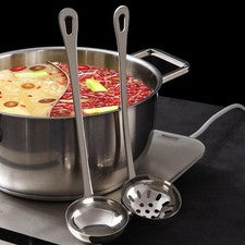 Cuchara de olla caliente de acero inoxidable para utensilios para el hogar cocina colador cucharas