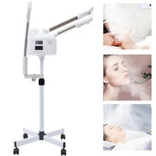 Vaporizador facial profesional 3 en 1 lámpara de aumento LED para el cuidado de la piel facial spa belleza