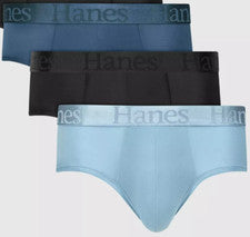 Paquete de 3 calzoncillos supersuaves Hanes Originals premium para hombre talla pequeña (28"-30") nuevos en caja