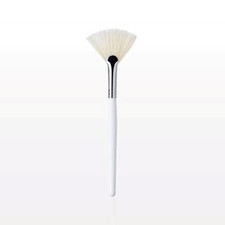 Cepillo de máscara de ventilador Taklon blanco para herramienta facial, estilo spa para el cuidado de la piel