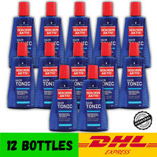12x Schwarzkopf Seborin Aktiv tónico capilar 300 ml cuidado del cuero cabelludo anticaspa Alemania