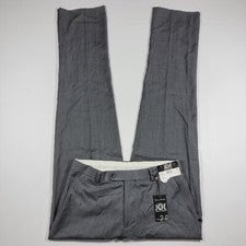 Pantalón de vestir Joe Joseph Abbound Performance con estilo gris talla 32 sin terminar NUEVO
