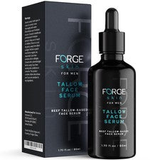 Suero de sebo de carne nocturna Forge Skin para hombres - para arrugas faciales