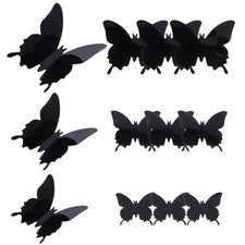 12 piezas pegatinas de pared mariposas decoración del hogar decoración de habitaciones