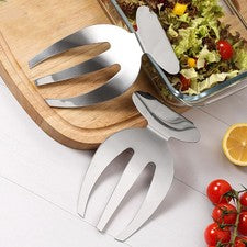 Salatgabel Salatzubereitung feste Metallstruktur gleichmäßige Dressingverteilu