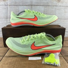 Nike ZoomX Dragonfly Volt Verde Puntas de Pista Zapatos CV0400-700 Hombres Talla 13