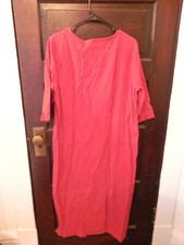 Misslook, Vestido Borgoña Sólido, Para Mujer Talla 4XL