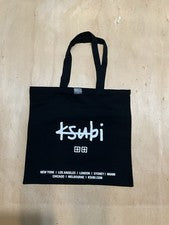 Bolso de Mano KSUBI Grande de Lona Negro Nuevo