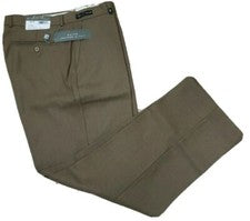 Pantalones de vestir ELITE by Eddie Domani ~ para hombre talla 36/30 ~ beige nuevos con etiquetas.