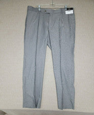 NUEVO CON ETIQUETAS~ PRONTO UOMO Para hombres 38x30 Traje/Pantalones de Vestir Gris Calce Moderno Arrugado $80