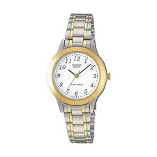 Orologio Donna CASIO LTP-1263PG-7BEG Bracciale Acciaio Bianco Gold Vintage