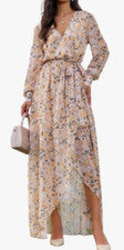 NUEVO Vestido Wdmys Para Mujer Boho Chic Dulce Informal Moda Vibraciones Talla Mediana
