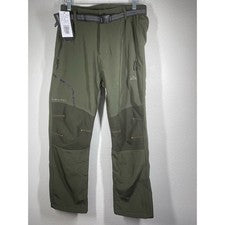 Pantalones para hombre nuevos con etiquetas urbanos al aire libre con cinturón verde militar deportes al aire libre tall