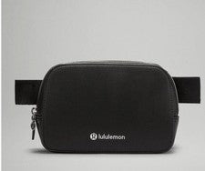 Bolso Cinturón Lululemon Everywhere Cuero Cactus Alternativo 1L Negro/Plateado Hardwar