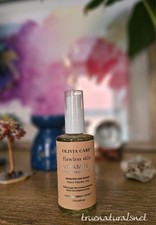 Aceite facial OLIVIA CARE vitamina C + ácido hialurónico: ilumina las firmas aumenta 60 ml