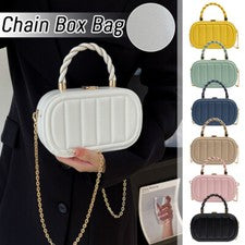 Bolso de caja de cadena para mujer Versátil de moda Bolso de hombro Bolso bandolera