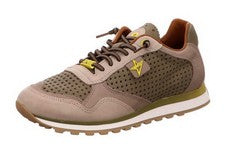 Zapato bajo Cetti beige cuero liso zapatillas slipper cordón de goma plantilla