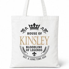 Bolso Shopper Casa Of Algodón Apellido Familiar KINSLEY