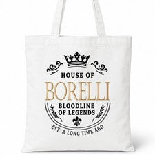 Bolso de Mano House Of BORELLI Nombre Familiar Regalo de Cumpleaños