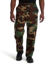 Pantalón BDU Botón Mosca 100% Algodón Ripstop Pantalones Tácticos Duradero Estilo Militar
