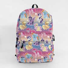 caballo Fluttershy* Mochila Mochila Bolso para Laptop Bolso de Hombro Twilight Sparkle Bolso
