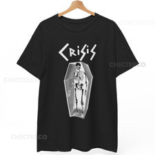 Camiseta Crisis Punk Post-Punk Años 70 80 Antifascista Muerte En Junio Camiseta Unisex