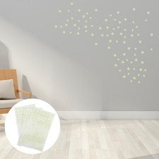2 juegos de pegatinas de pared extraíbles con forma de punto material PET decoración del hogar