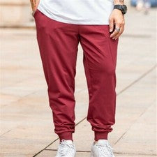 Hombres Informales Pantalones Sueltos Cordón Pantalones Cónicos Estilo Harén Talla Grande Clásicos