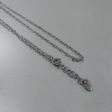 Collar de plata de ley 925 enchapado en negro/RVSN0003
