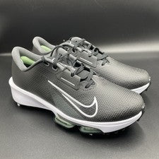 Zapatos de golf Nike Air Zoom Infinity Tour Next% 2 negros blancos FD0217-002 para hombre 10,5